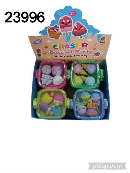 Imagen de SET X4 GOMAS DE BORRAR 2,5CM 3.26